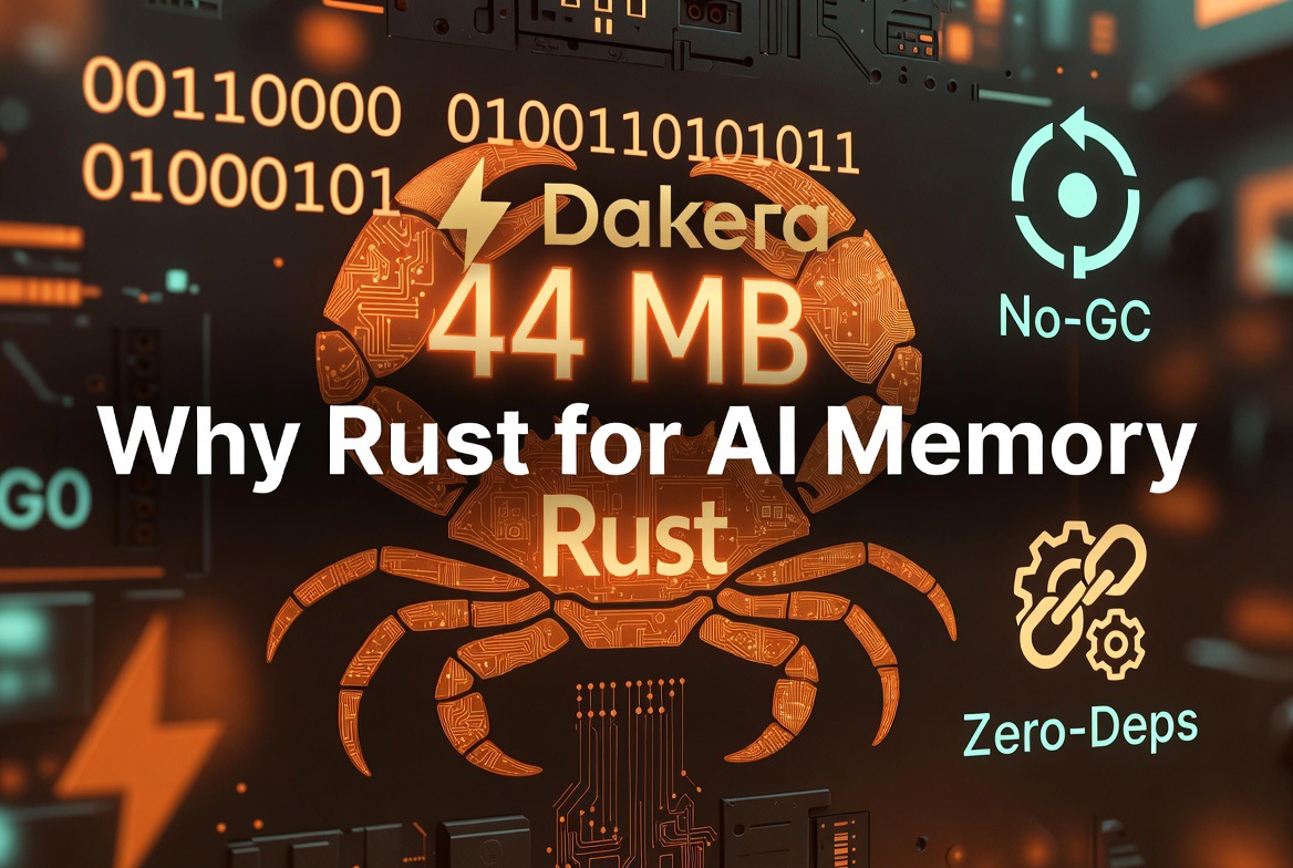 Why Rust for AI Memory: Performance, Safety, and 44 MB